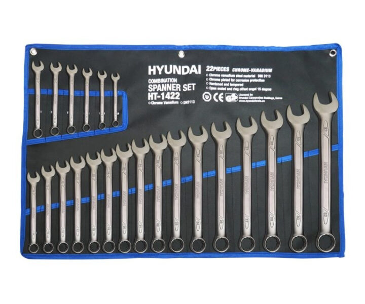آچار یک سر رینگ – یک سر تخت ، کروم وانادیوم hyundai