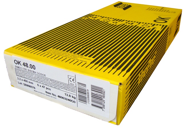 الکترود کربنی و کم آلیاژ ایساب OK 76.98