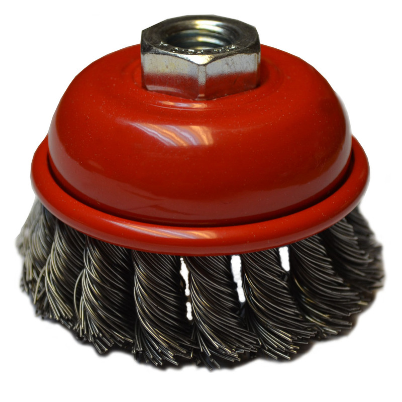 برس کاسه ای بافته