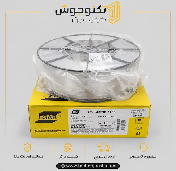 سیم حلقه آلومینیوم ایساب OK Autrod 5183