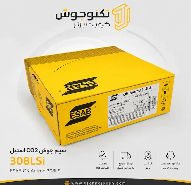 سیم حلقه نسوز و زنگ نزن ایساب OK Autrod 308Lsi