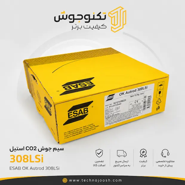 سیم حلقه نسوز و زنگ نزن ایساب OK Autrod 308Lsi