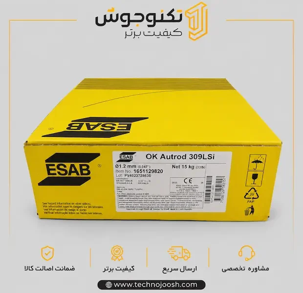 سیم حلقه نسوز و زنگ نزن ایساب OK Autrod 309MoL