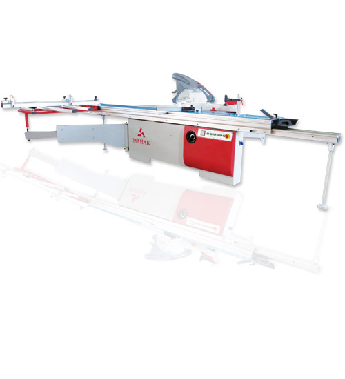 ماشين دور کن ۳۸۰۰ ميليمتر ۴۵ درجه با ريل پيشرفته لوکوموتيوي سه فاز مدل SLIDING TABLE PANEL SAW PPS-3800 B- A