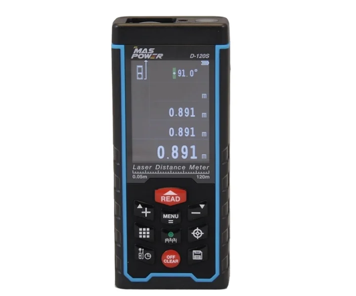 متر لیزری ۱۲۰ متر MasPower مدل D-120s