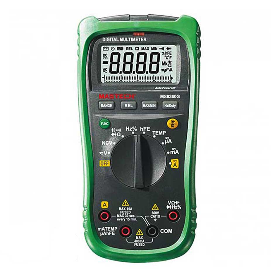 مولتی متر دیجیتال الکترونیکی مستک مدل MS8360G