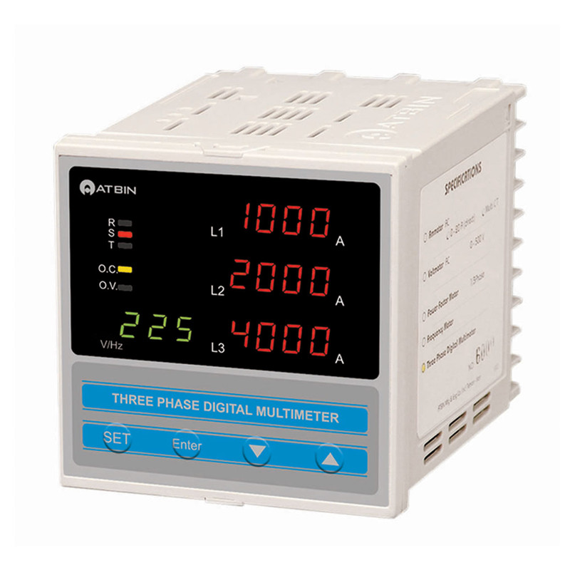 مولتی متر ۳ فاز آتبین مدل A3-ACS TRUE RMS